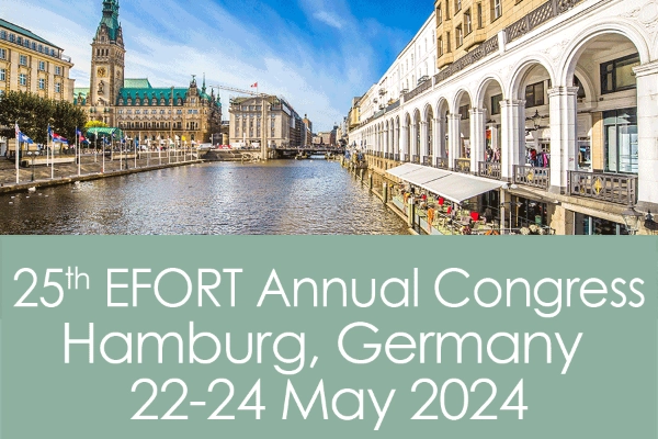 Logo of EFORT Annual Congress from 22-24 May 2024 in Hamburg