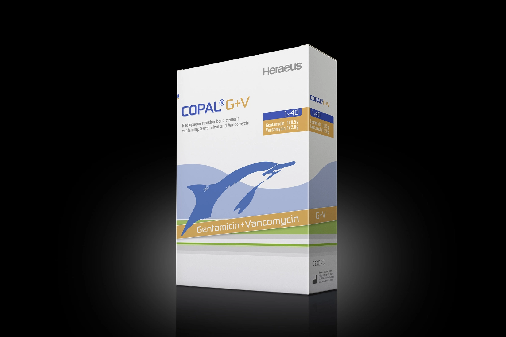 COPAL G+V bone cement package