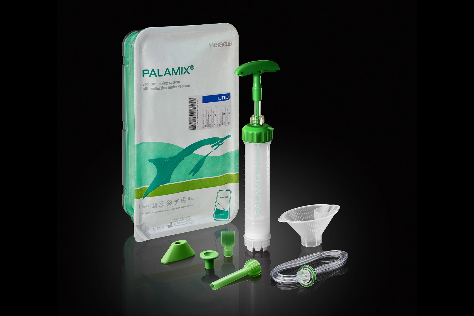 PALAMIX - cartridge, vacuum hose, nozzles, pressurizers and funnel