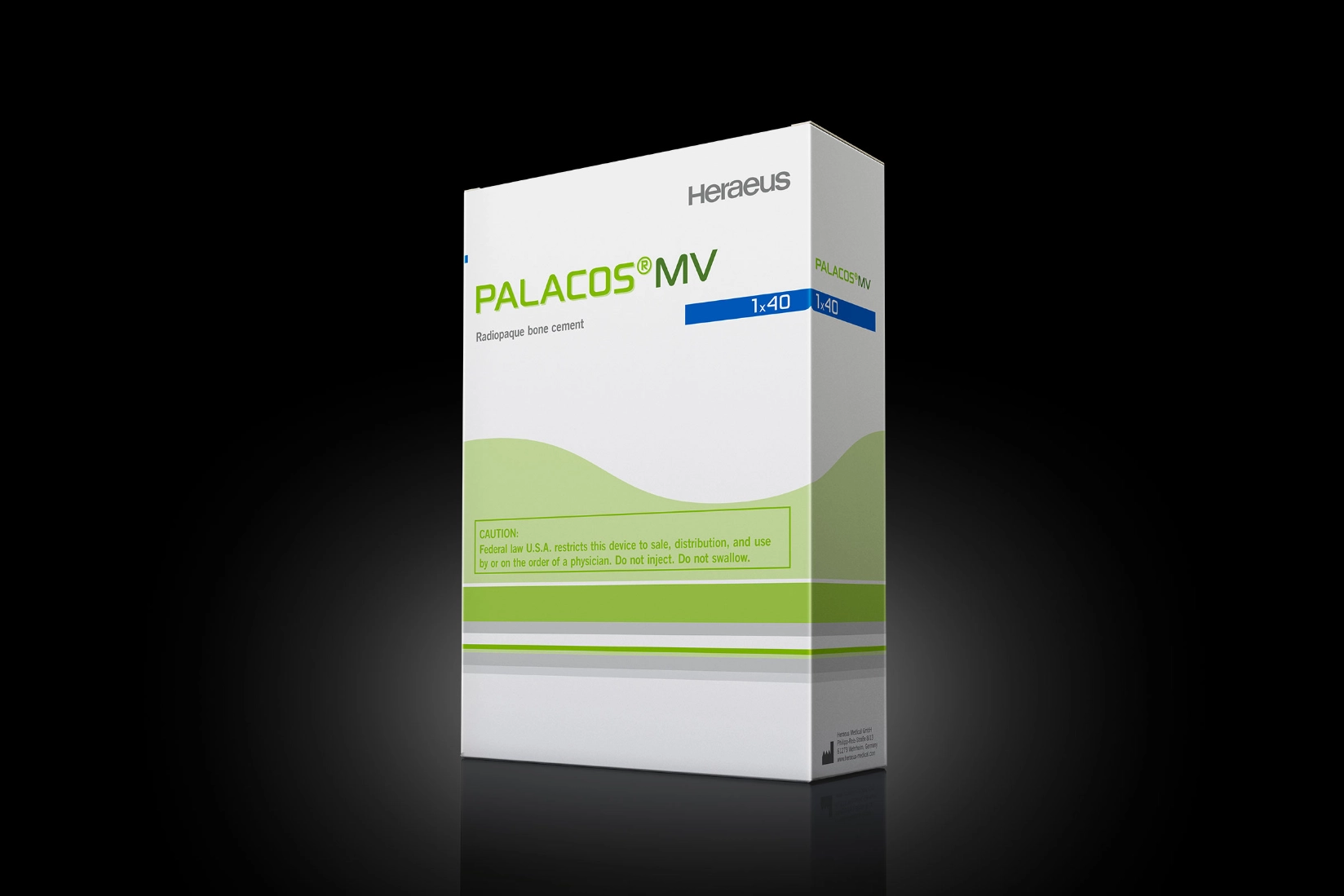PALACOS MV bone cement package