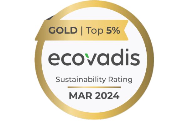 ecovadis gold label for sustainability