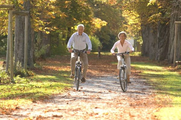 Patients on bycicles