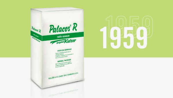 Packaging PALACOS R in 1959